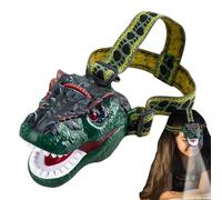 Headlight Projector, Dinosaur headlight, Dinosaur Projector, Roaring Dinosaur Night Light, Kids Animal Headlamp, Dinosaur LED Headlights for Boys Girls, Perfect for Halloween