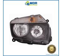 Headlight Projector Front Right Black Parabola - DX - Dacia Duster 10->13