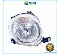 Headlight projector front right - DX - for Fiat 500 2007->2015