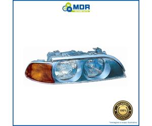 Headlight Projector Right Orange Turn Signal - DX - BMW 5 Series E39 95->00