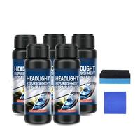 Headlight Refurbishment Kit,Car Headlights Restoration Kit,Repair with Scratch Removal,Remove Oxidation, Durable, Long-Lasting Protection for Headlights (5PC)