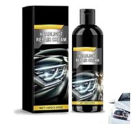 Headlight Repair Cream,Car Headlight Refurbish Agent,Car Headlights Cleaner & Restorer Kit for Brighter,Clearer Headlights,Suitable for All Vehicles (1pcs)