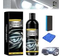 Headlight Repair Cream - Car Headlight Restoration Kit Against Yellowing and Scratches, Clear Shine, Crystal Clear, Polishing Agent for Renovation and Refreshing Car Headlights (1)