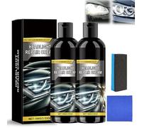 Headlight Repair Cream, Car Headlights Cleaner & Polishing Kit, Car Headlight Refurbish Agent, Restoration Kit, Repair Scratches & Remove Yellowing, for Trucks Rvs Motorcycles (2PC)