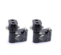 Headlight Repair Kit Bracket Universal Motorcycle Spotlight Mount Bracket Bumper Modified Headlight Stand Clip Clamp Flashing Light Support(18-26mm Black 1Pair)