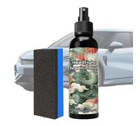 Headlight Restoration - 120ml Lens Repair Restorer Cleaner | Headlamp Repair Polish Ideal for Automotive Vehicle Cleaning and Protection Detailing Use, 6.38x1.54in