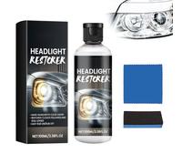 Headlight Restoration Kit, 2025 New Headlight Restorer, Headlamp Restoration Kit, Head Light Restore Kit, Headlamp Restoration for Cars Bikes Motorcycles (1, black)