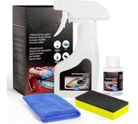 Headlight Restoration Kit, 2026 New Headlight Cleaning and Polishing Spray, Car Headlamp Restoration Kit, Multifunctional Headlight Oxidation Remover Spray for Vehicle Maintenance (2Pcs)
