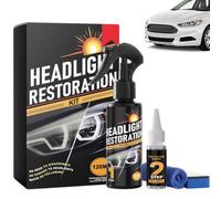 Headlight Restoration Kit, Headlight Restorer, Professional Headlight Cleaner and Restorer Kit, For All Vehicles Remove Yellowing And Hazy and Oxidation, Waterproof Gloss Finish, for All Vehicles