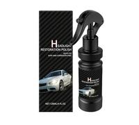 Headlight Restoration Polish,120ml Car Headlight Repair Spray,Extreme Cleaner & Surface Cleaner & HeadLight Renewal, Removes Dirt, Insects & Residue,Restores Clarity & Eliminates Haze (1)