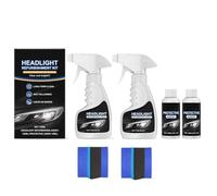 Headlight Restoration Spray, Ceramic Headlight Restoration Kit, Automotive Headlamp Restoration Fluid Kit, Headlight Restore And Protect for Cars, Trucks, Suvs, Motorcycles for All Vehicles (2)