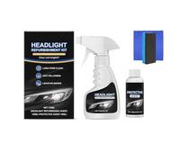 Headlight Restoration Spray, Ceramic Headlight Restoration Kit, Automotive Headlamp Restoration Fluid Kit, Headlight Restore And Protect for Cars, Trucks, Suvs, Motorcycles for All Vehicles (1)