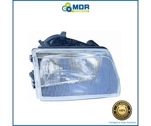 Headlight Right Black Parabola Manual for Fiat 500 Sporting 92>98