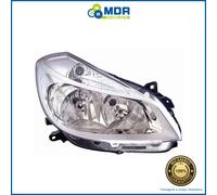 Headlight Right Chrome Parabola - for Renault Clio 05->09