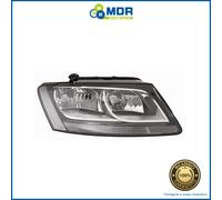 Headlight Right Electric Motorized Black Parabola - DX - for Audi Q5 08>12