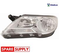 HEADLIGHT SET FOR VW TIGUAN ABAKUS 441-11C1LMLDEMN FITS LEFT