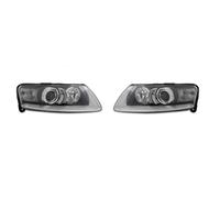 Headlight Set Left Right Bi Xenon D2S + P21W for Audi A6 2004-2008