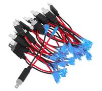 Headlight Socket Wiring Harness Connector 20pcs | Heavy Duty Plastic Copper Iron Build, Wide Compatibility, Easy Installation, Lighting Upgrade for Vehicles