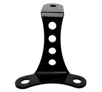 Headlight Support Bracket for Sportster Big Twin | 3.5" Powdercoated Gloss black & Chrome No-Brow Headlight Mount
