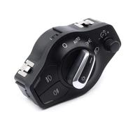 Headlight Switch Auto Auto Chrome Headlight Fog Light Switch Knob Compatible With For A4 2012-2014 A4 2009-2014 A5 S5 2008-2014