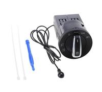 Headlight Switch Control Fog Lamp Knob Suitable For 4 B5 Chrome Switch Plug Car Headlamp Fog Light Start Stop Engine Button