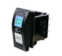 Headlight Switch for CAN-AM Maverick X3 Defender Traxter Maverick Trail and Sport, 8 Pin 20A Blue LED Light