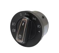 Headlight Switch Headlamp Dimmer Control & Fog Lam Car Headlight Switch Auto/Fit for VW Golf mk5 Jetta Passat B6 B7 Tigaun Touran 10pin 5ND941531A 1k4941531A(10pin PQ Built in)