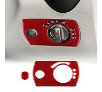 Headlight Switch Trim for Mercedes-Benz SLK 2004-2010 RHD Red Carbon
