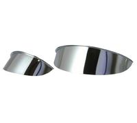 HEADLIGHT VISOR 4 1/2 BATES CHROME