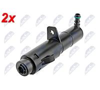 Headlight Washer Fluid Jet Left Right 2x NTY Fits VW Golf Mk6 08-16 5K0955978B