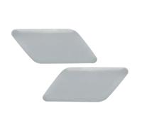 Headlight Washer Nozzle Cover For Kuga 2017 2018 2019 ZUK Unpainted Car Headlight Washer Nozzle Cover Headlamp Water Spray Jet Cap Housing Not White(Left and Right)