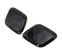 Headlight Washer Nozzle Jet Cover Cap for Ford Focus for mk3 2010-2014 Left Right Pair Black ABS Plastic Trim Replacement Part OE 1719217 BM51-13L018