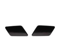 Headlight water jet cap Szwaldaper Unpainted Car Front Headlight Washer Cover Headlamp Spray Nozzle Jet Cap, for BMW, X1 E84 2009-2012 51112993585 51112993586(SET Black)