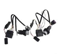 Headlight Wiring Harness, 2x Lamp Adapter for Dodge for RAM 2013-2018 1500 2500 3500 Headlight Connector Socket Wire Replacement