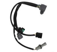 Headlight Wiring Harness Compatible With For Mazda 3 2014 2015 2016 2017 2018 Replace Bhn1-51-0k6a Black Abs Plastic Front Lamp Wire Assembly Kit For Car Exterior Lighting Repair And Restoration