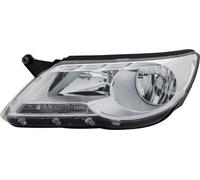 Headlight With Motor Passenger Side Left Hand For Volkswagen Tiguan 2008-2011