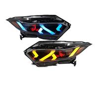 Headlights Assembly For HRV 2019-2022 2Pcs Red Devil Eye LED Headlights Assembly Front Head Lamps Assembly DRL Headlamp Accessories Car Headlight
