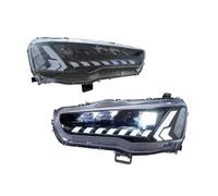 Headlights Assembly For Mitsubishi For Lancer Ex For Evo CF/CJ 2008-2017 Car Headlights LED Front Lamp Start UP Animation Sequential Lamp Assembly Car Headlight(Reflector Clear,Left-hand drive)