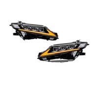 Headlights Assembly For Toyota For Camry 2018-2024 2Pcs Full LED Headlights Assembly Front Head Lamps Blue Animation DRL Headlamp Accessories Car Headlight