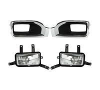Headlights Assembly Replacement for GMC For YUKON 2015 2016 2017 2018 2019 Front Bumper Fog Light Headlight Cover Lamp 1 Set