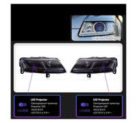 Headlights Compatible For Audi A6 C5 C6 2005-2011 LED Headlight Dynamic Signal Animation DRL Xenon Head Lamp 1 Pcs Left Or Right(Black)