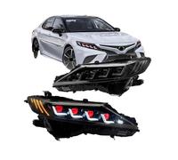 Headlights Compatible For Toyota Camry 2018-2023 HeadLamps With Devil Eyes Assembly Projector Car Accessories Start-up Animation