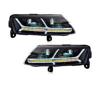Headlights Compatible With For A6 2005 2006 2007 2008 2009 2010 2011 Headlight Dynamic Signal Animation DRL Bi Xenon Auto Accessories