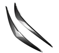 Headlights Eyebrow For BMW F20 F21 1 Series 116d 118i 120i 120d M140i 2015-2018 Lci 3D Stickers ABS Gloss Headlight Eyebrows Eyelids 2Pcs Headlight Eyebrow Cover Strip(Carbon Look)