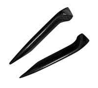 Headlights Eyebrow For Nissan For Qashqai J11 2018 2019 2020 Carbon Fiber Car Front Fog Lights Lamp Eyelid Eyebrow Cover Trim Headlight Eyebrow Cover Strip