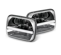 Headlights Headlamp 5X7 7x6 Inch Square LED Headlight With Turn Signal Hi/Lo Beam DRL Car Light For Jeep For Wrangler For YJ For Cherokee For XJ For Comanche For MJ(010)