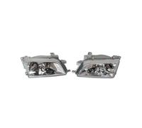 Headlights Headlamp A Pair Car Headlights For Toyota For Corona For Caldina AT190 AT191 ST190 ST191 ST195 CT196 1992 1993 1994 1995(White)