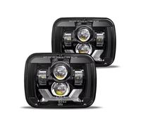 Headlights Headlamp For Nissan For Pickup For Hardbody 240SX D21 NX 5X7 7x6 Inch Square LED Headlight With Turn Signal Hi/Lo Beam DRL Car Light(009)