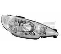Headlights TYC 20-6155-05-2 for PEUGEOT