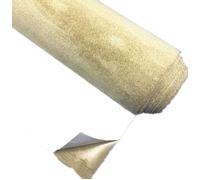 Headliner Fabric, Van Carpet Lining Self-Adhesive Car Interior Repairing Atch 4-Side Elastic Cloth Roof Repair Sofa Fabric(Yellow,50cm x 100cm)